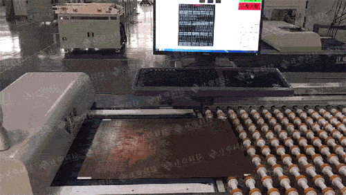 operation flow chart of the new PCB hole inspection machine